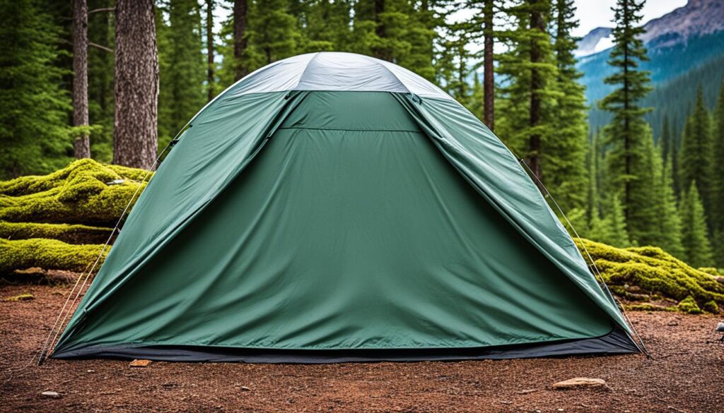 Cobertura resistente para barraca de camping