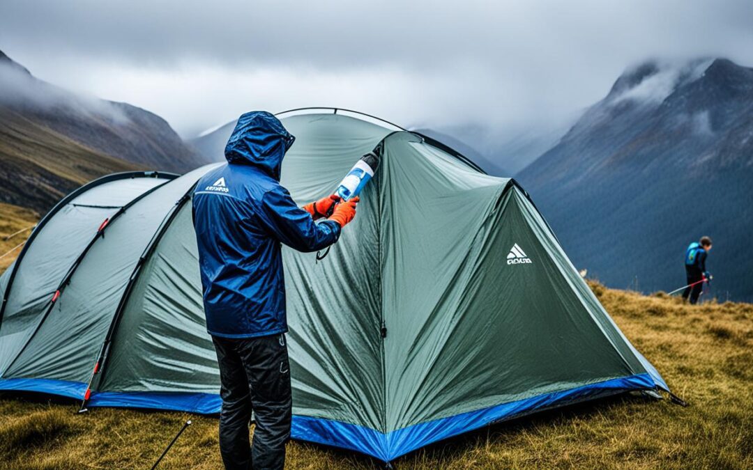 Como deixar a barraca Impermeavel?