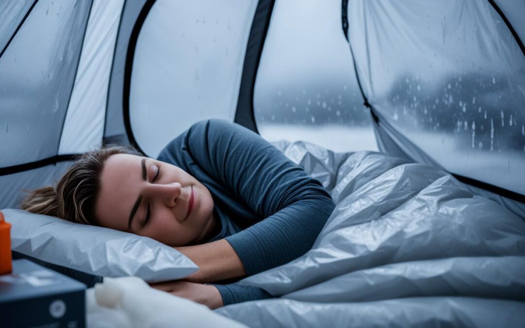 Evitar a condensação dentro da barraca durante o clima frio?