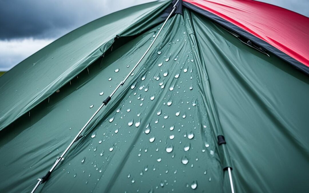 Como não molhar uma barraca de camping?