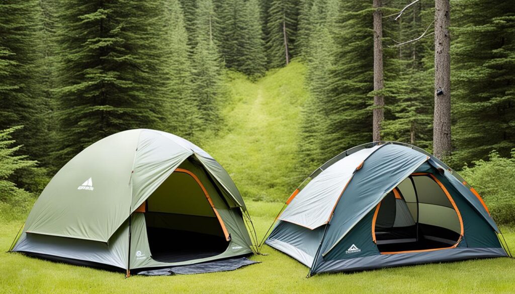 Comparativo barracas camping