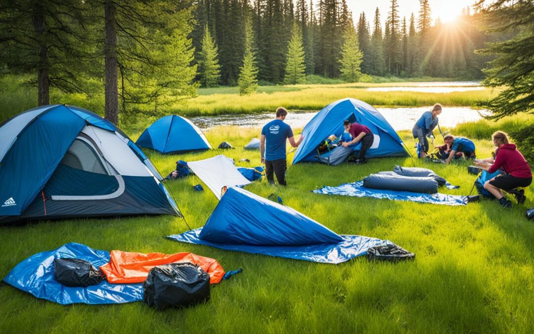 O que usar no chão da barraca de camping?
