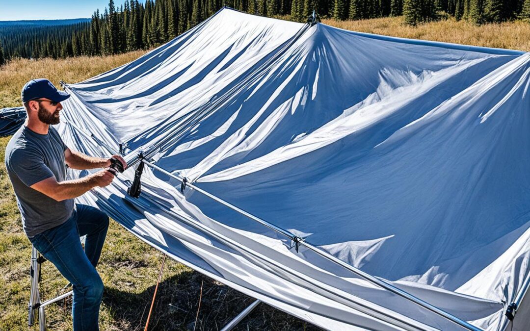 Quais materiais são mais duráveis para uma barraca de camping?