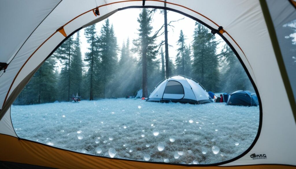 dicas para evitar condensação na barraca