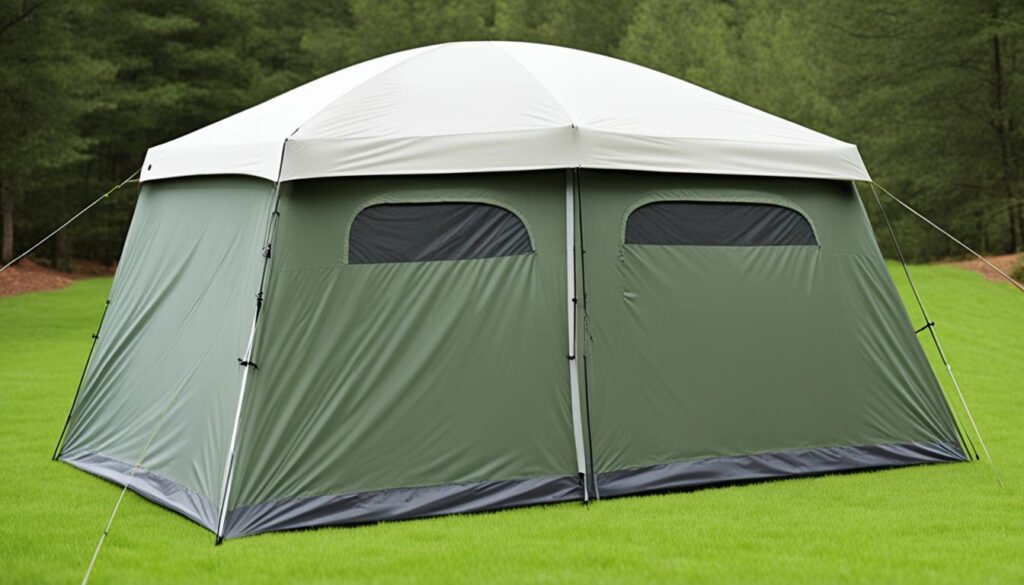 lona impermeável para camping