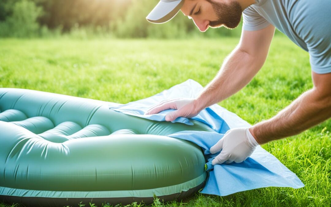 Como cuidar do colchão inflável?