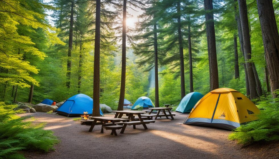 Quais são os tipos de acampamentos?