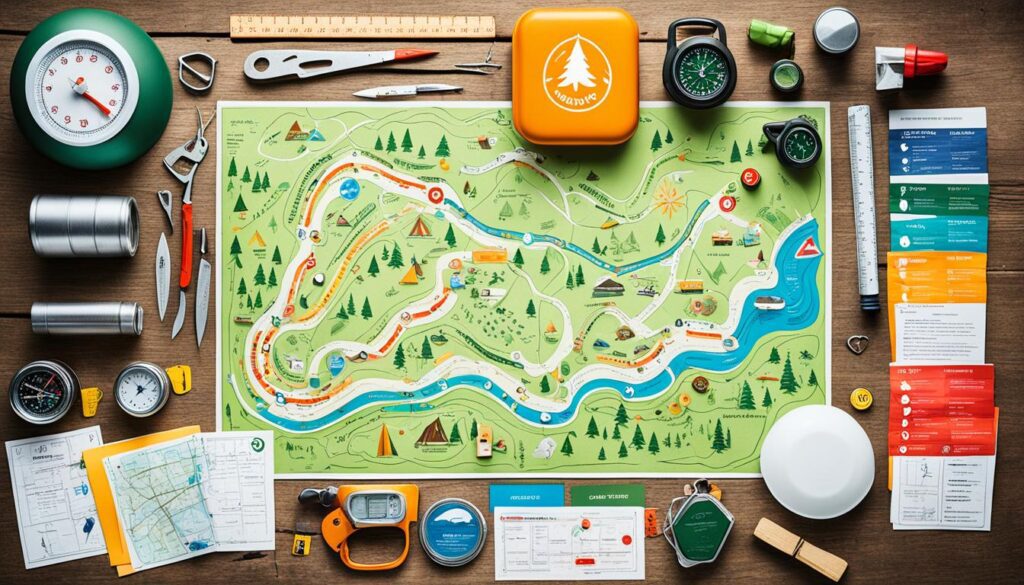 planejamento de acampamento