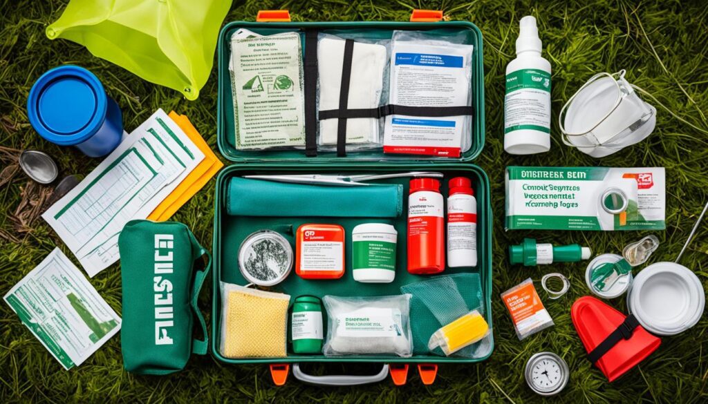 segurança no acampamento