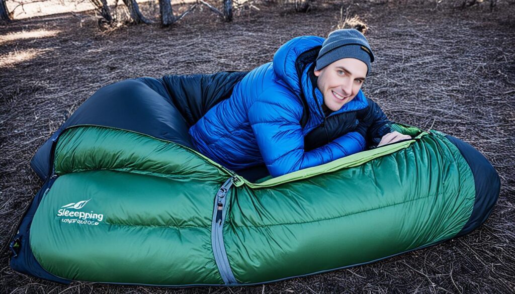 vantagens do saco de dormir com bolso interno