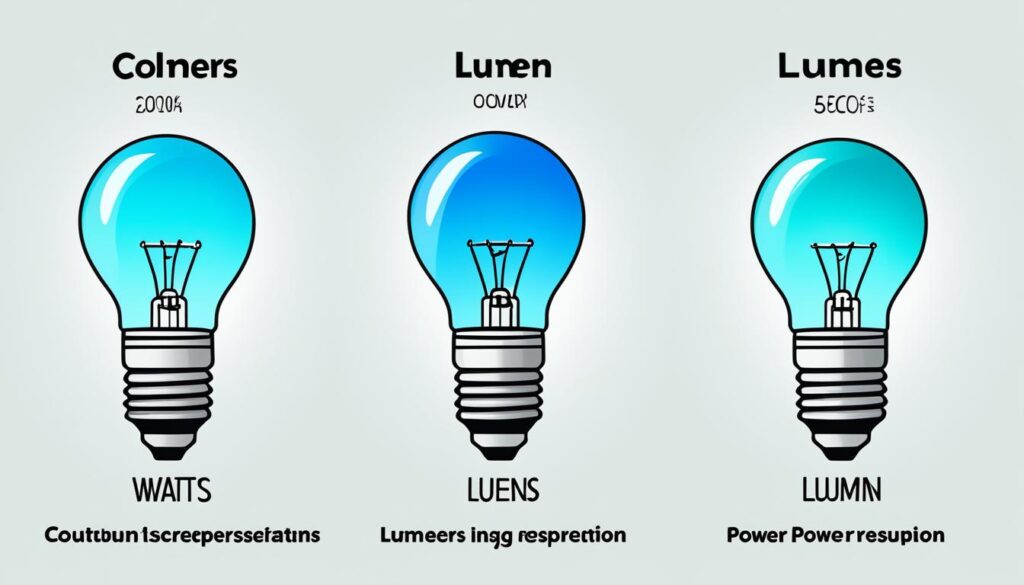 diferença entre lúmens e watts