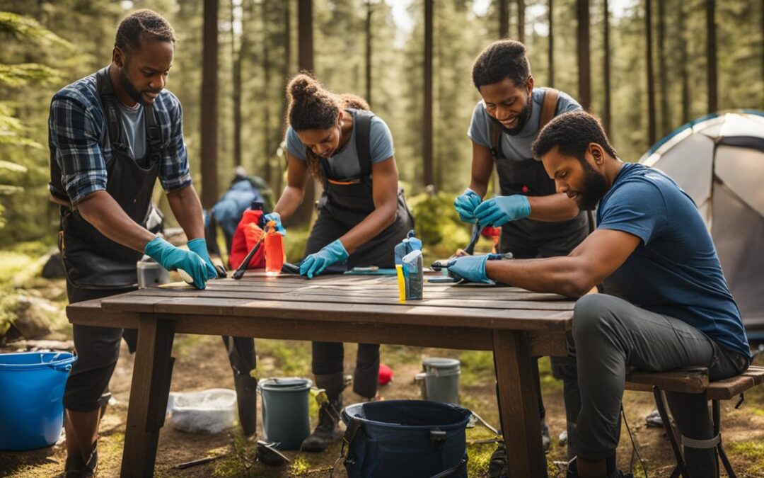 Cuidados e Manutenção de Mesas para Camping