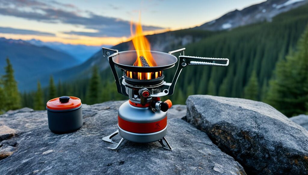 fogareiro de camping