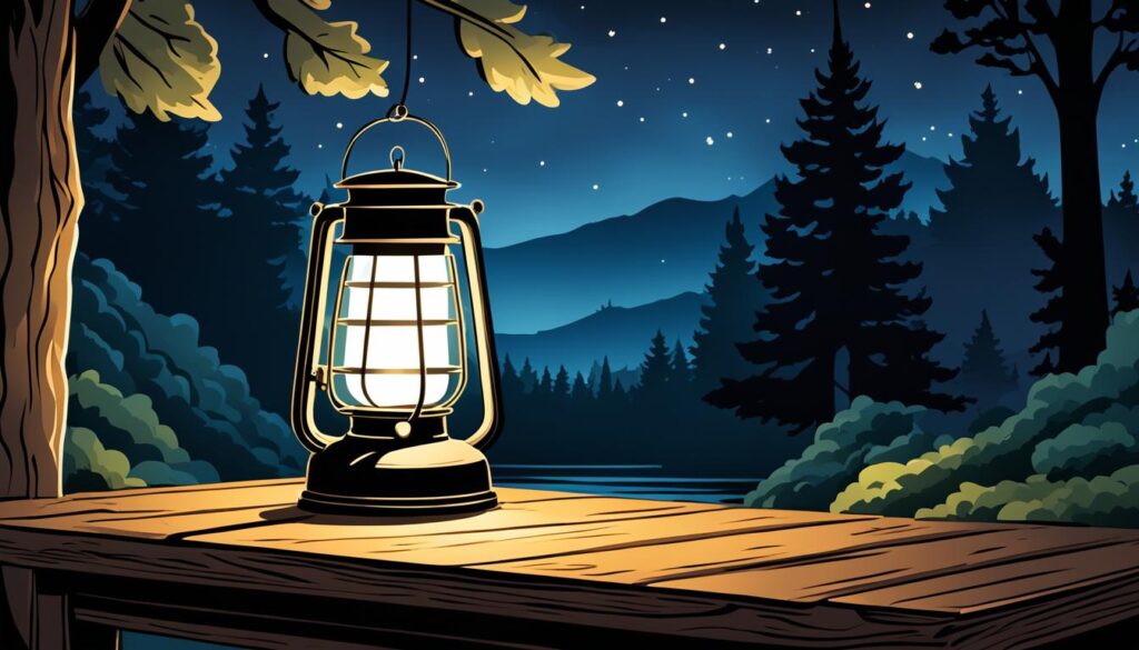 lanterna para uso externo