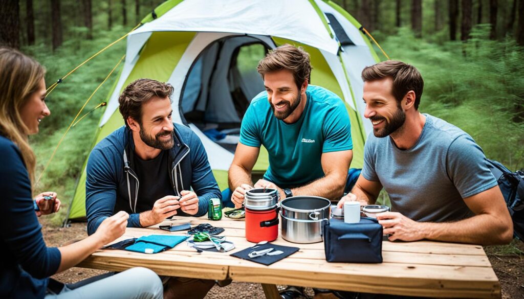 mesa camping com armário mesa camping com armário