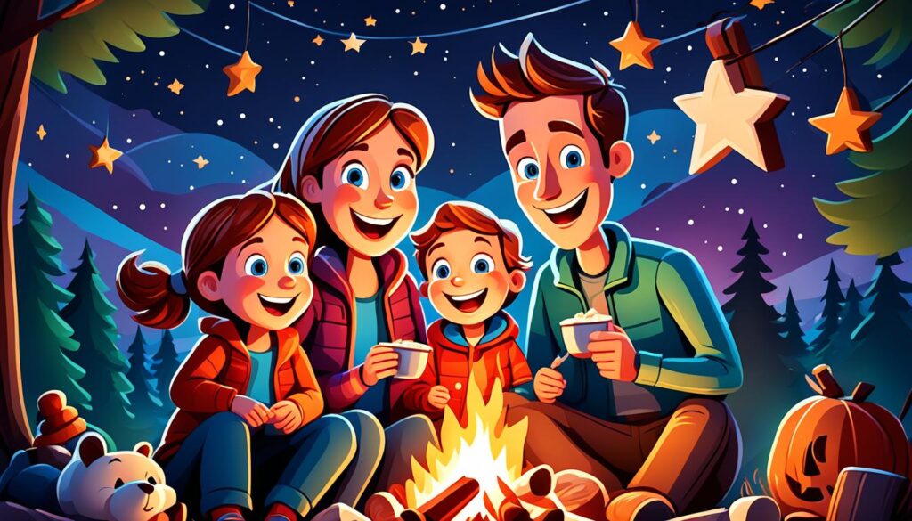 Acampamento em família