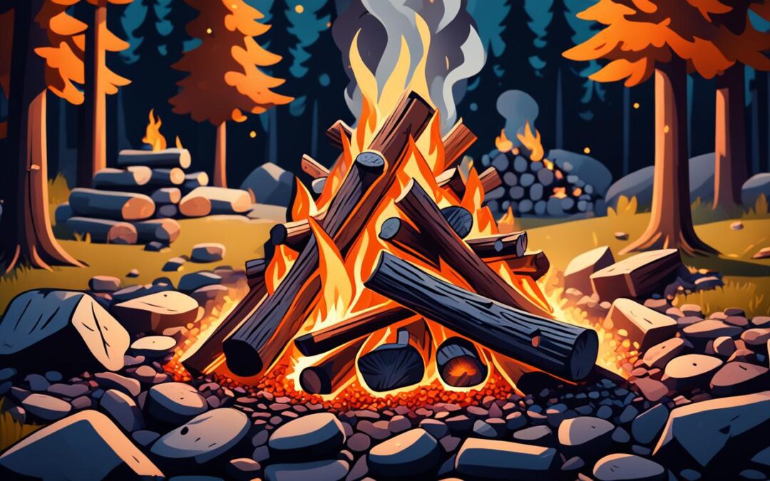 Qual é a técnica de uma boa fogueira?