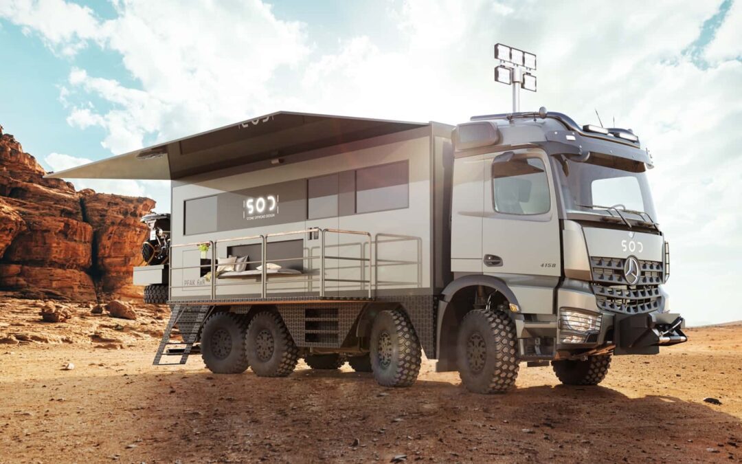 Super Motorhome 8×8: O Luxo sobre Rodas