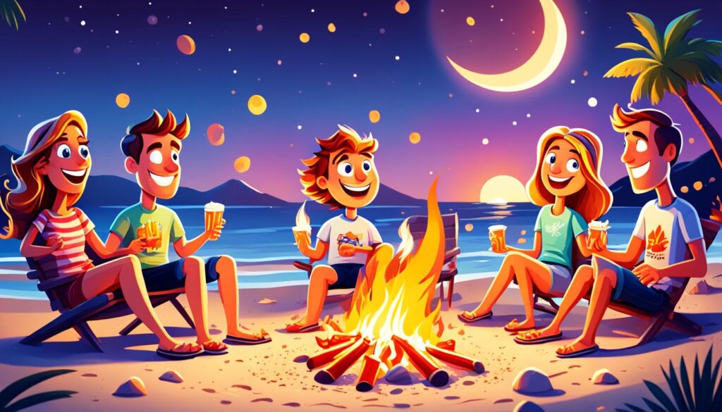 benefícios das fogueiras na praia