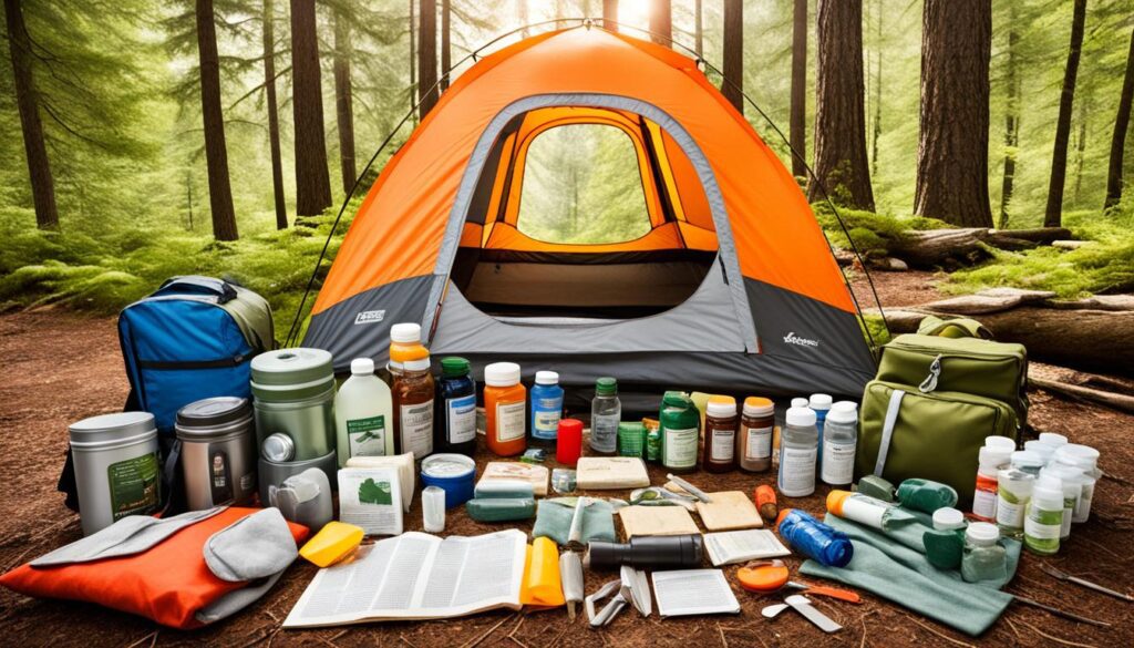 lista de compras para acampamento