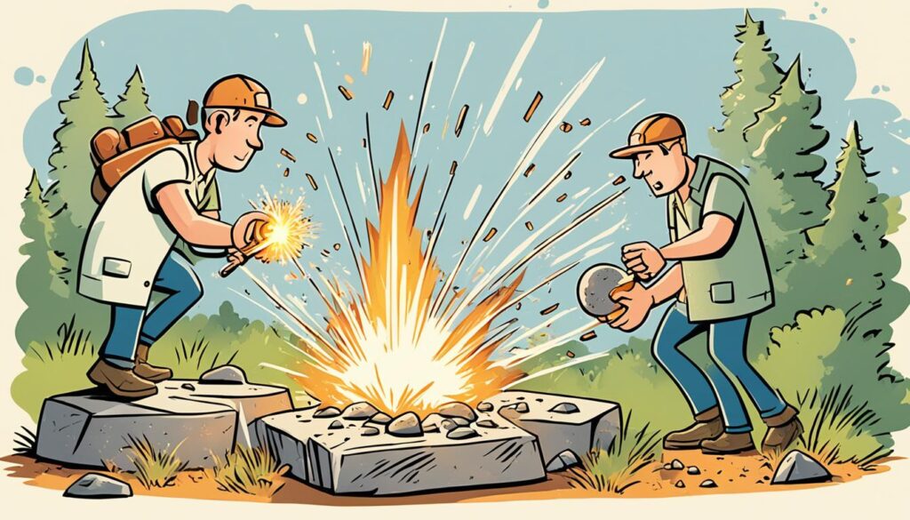 técnica da pedra que faz fogo técnica da pedra que faz fogo