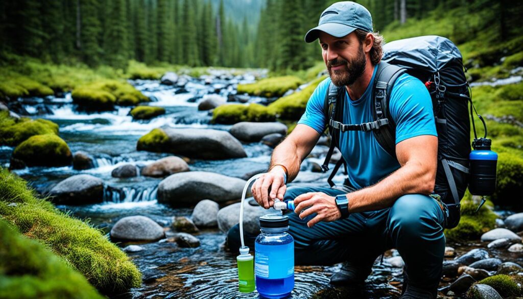Equipamentos para purificação de água ao ar livre