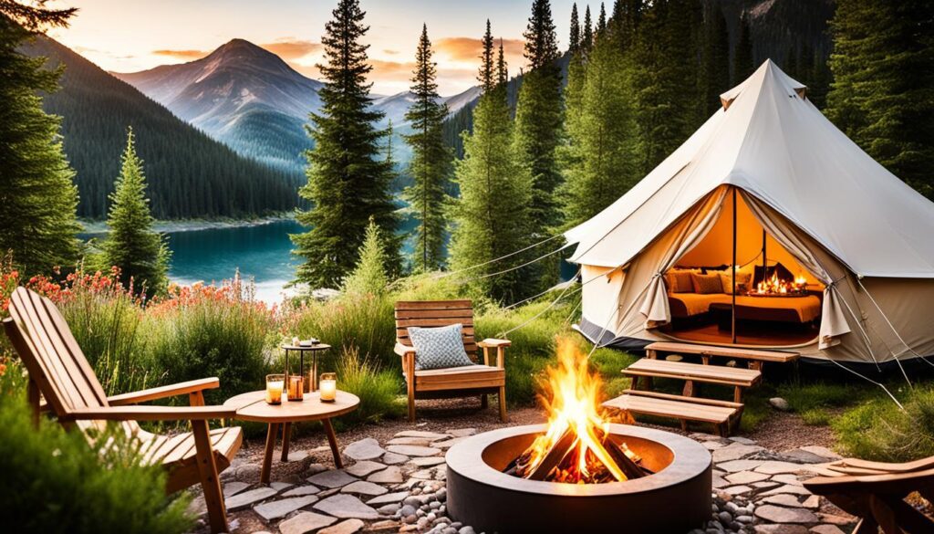 Glamping em destinos pitorescos