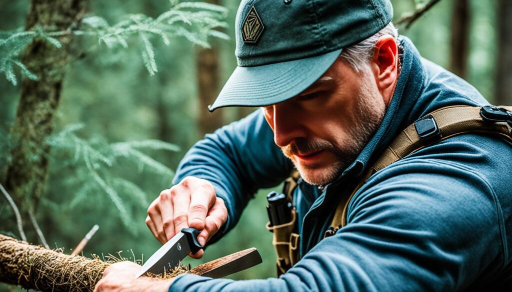 Uso de canivetes táticos