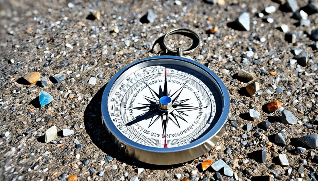 bússola de geólogo