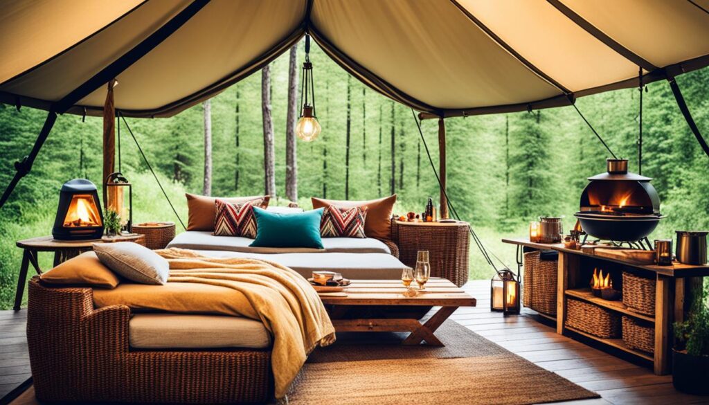 glamping concept