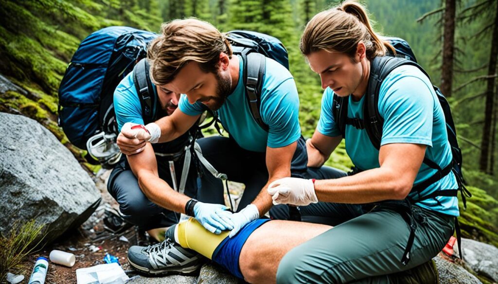 primeiros socorros em trilhas