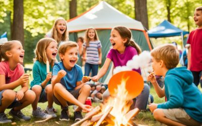 Brincadeiras para crianças em acampamento