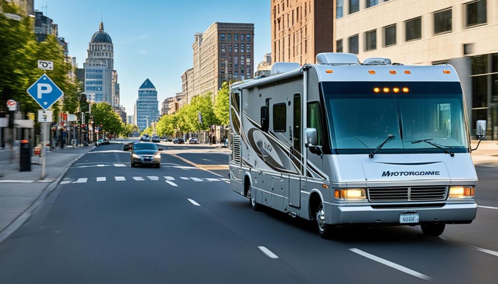 regras de trânsito motorhome