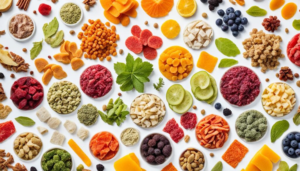 Alimentos liofilizados Alimentos liofilizados