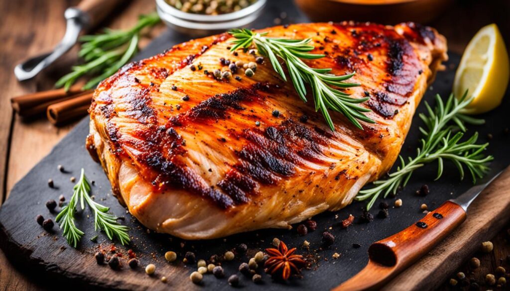 Carne de aves defumada