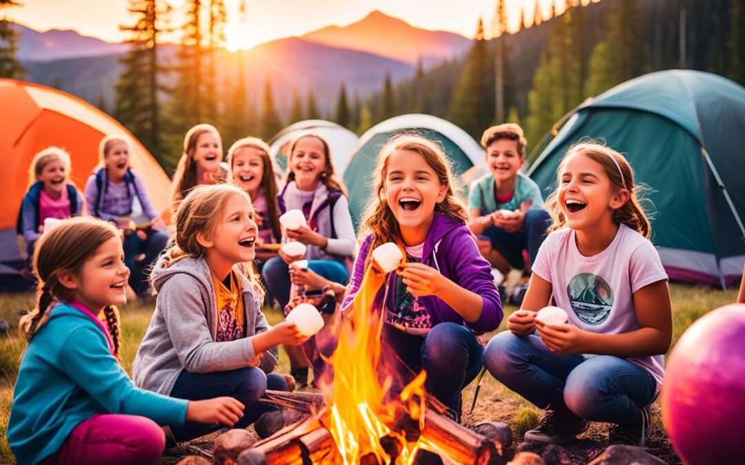 Como animar crianças no acampamento?