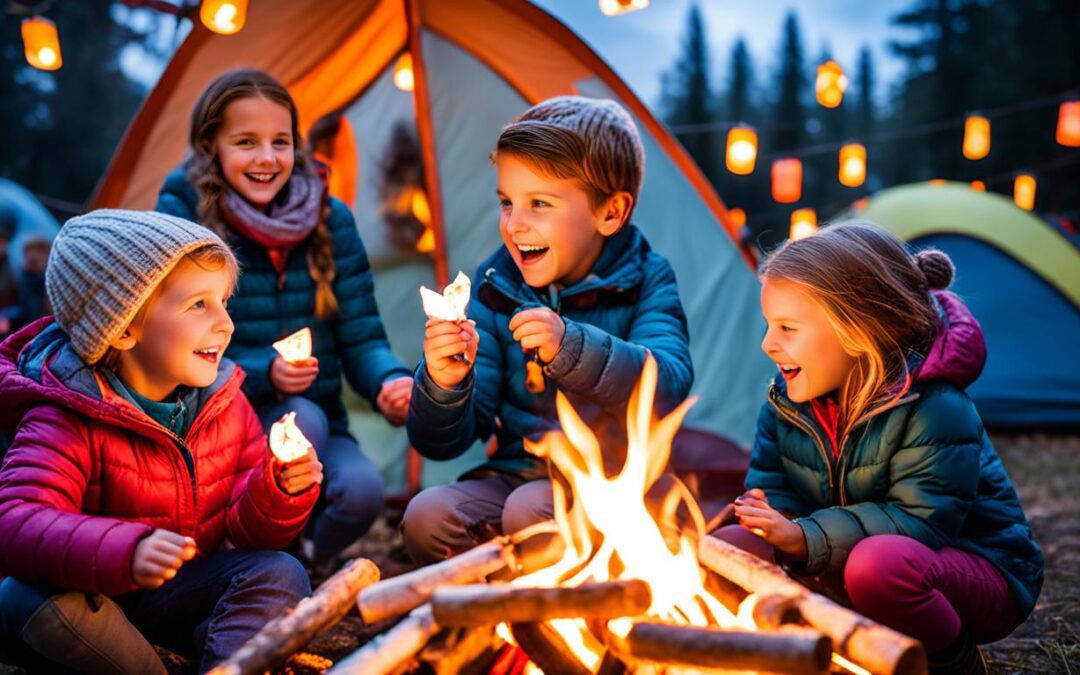 Como organizar um acampamento para crianças?