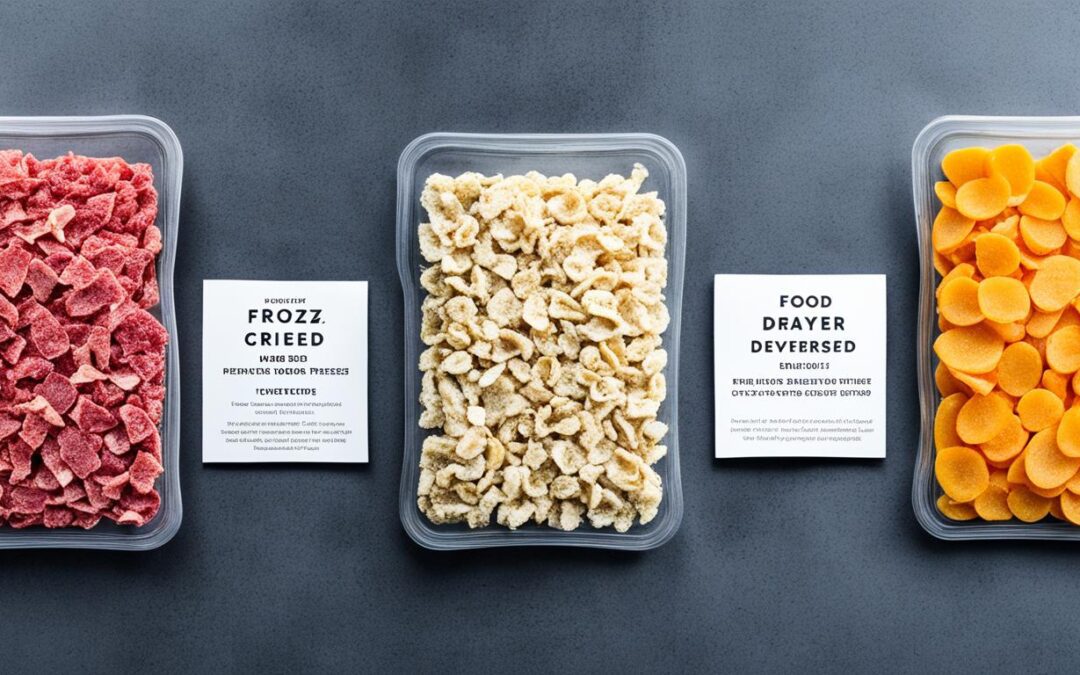 Qual a diferença entre alimentos desidratados e liofilizados?