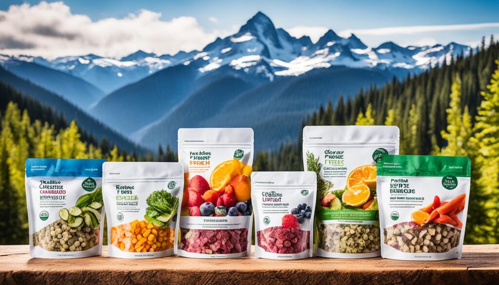 alimentos liofilizados