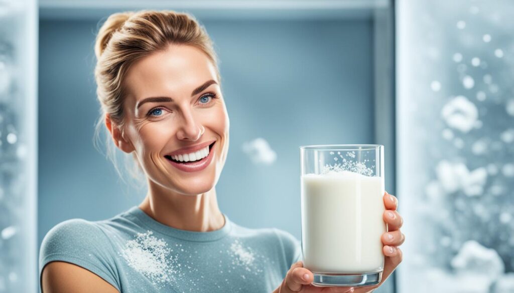 benefícios do leite liofilizado