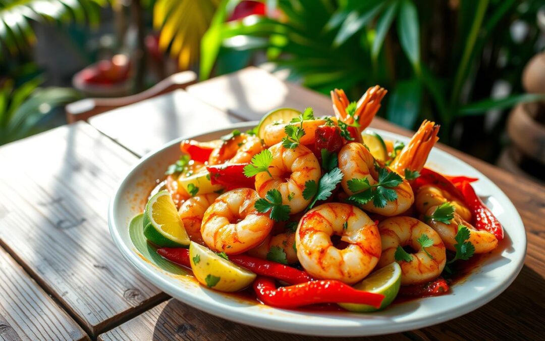Camarão com Limão e Pimenta