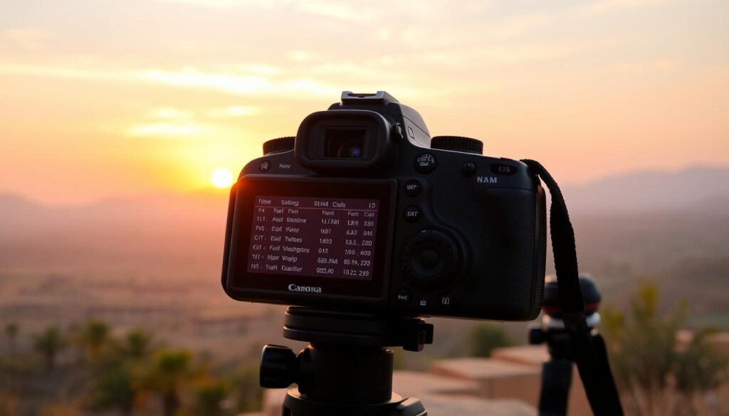 Configurações de Câmera