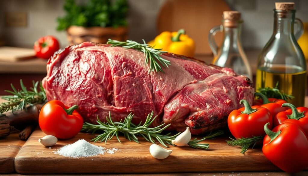 Ingredientes Essenciais para Costela Prime de Rotisserie com Ervas e Pimenta Ingredientes Essenciais para Costela Prime de Rotisserie com Ervas e Pimenta