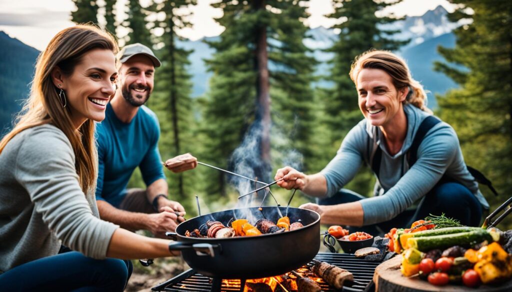Técnicas culinárias para acampamento