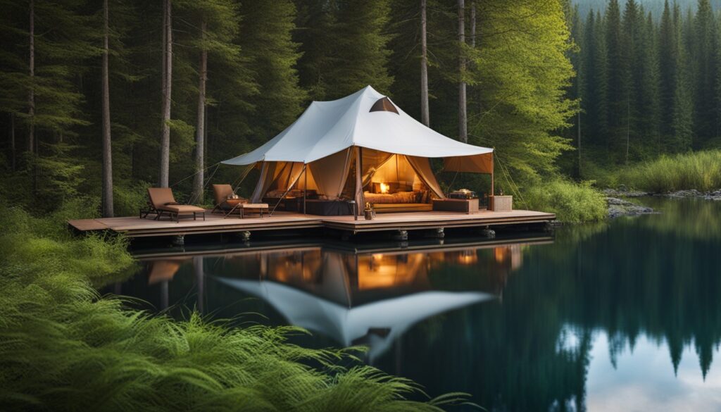 acampamentos remotos