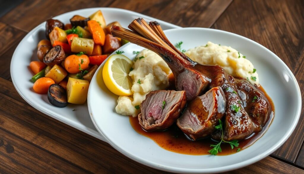 acompanhamento para pernil de cordeiro