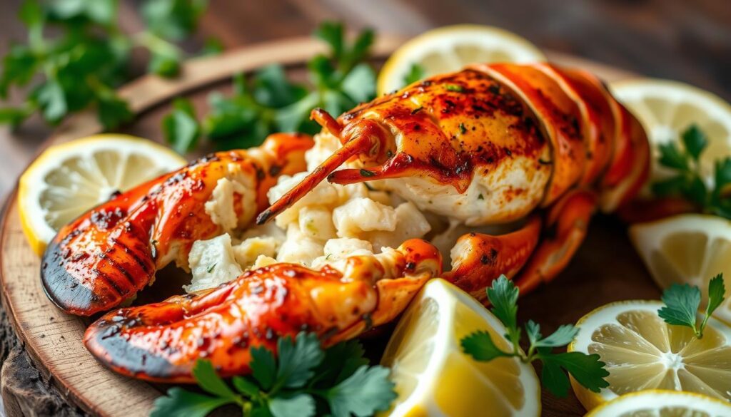 ponto ideal da lagosta grelhada