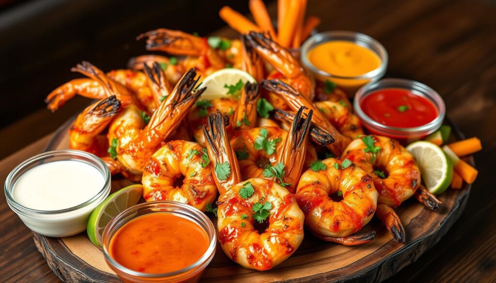 variações de camarão buffalo