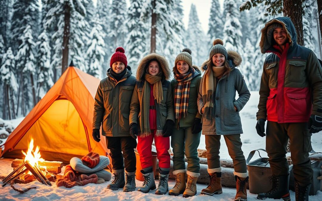 Acampamento de Inverno? Prepare-se para o Frio com as Roupas Certas