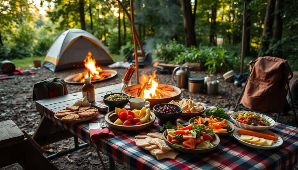 Alimentação em acampamentos Alimentação em acampamentos